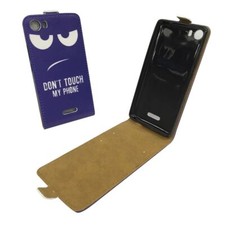 Wiko Fever 4G Custodia Flip Case Cover Protettiva Wallet Non Toccare Nuovo