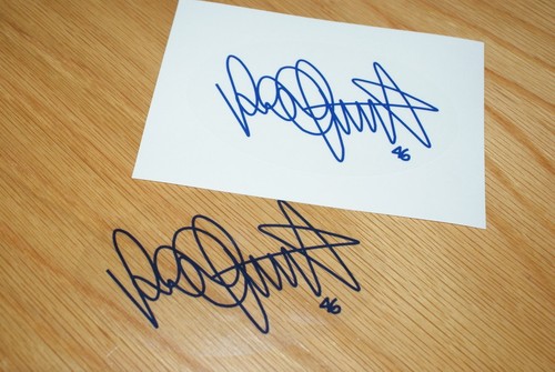Sticker autocollant signature - autocollant,