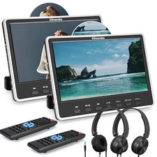 2 X 12" Car Headrest DVD
