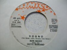 Don Backy ‎– Sogno-45 GIRI-1968-PROMOZIONALE