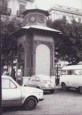 PALERMO anni '70 fotografia CHIOSCO RIBAUDO PIAZZA MASSIMO