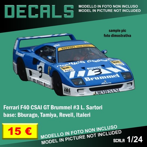 Decals repro ferrari f40 - repro,