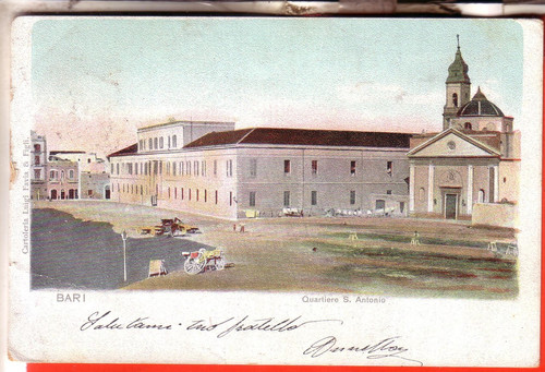 Cartolina bari viaggiata - , fp