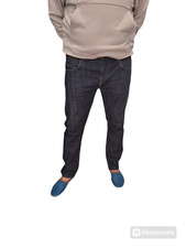 Jeans Uomo Collezione Versace Autentico, Nero. Taglia: 38