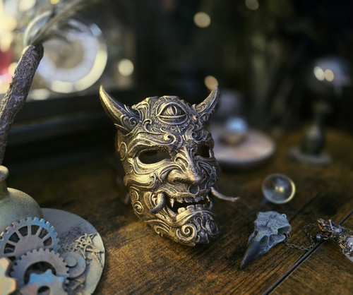 Maschera barocca oni - maschera,