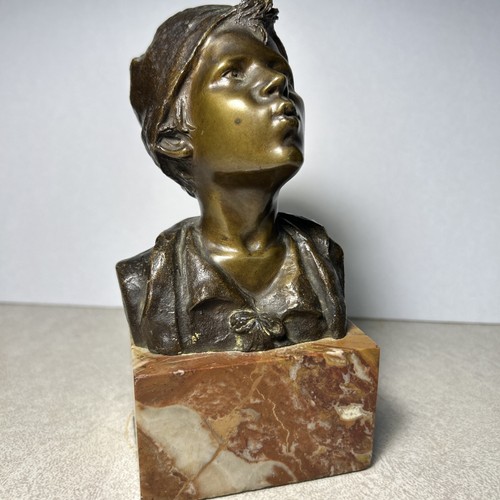 Busto bronzo scugnizzo - busto, "scugnizzo"
