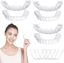 3 Paia Dentiera Finta Naturale