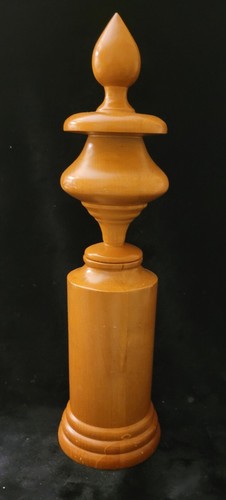 Wooden turned wood pillar - turned,