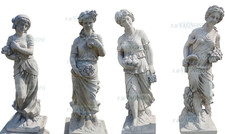 4 Statue putti Stagioni cm 100