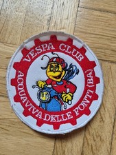 Vespa club toppa patch (No Placca Plakette Plaque Piaggio) Rara ^]
