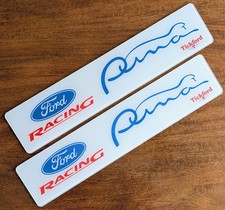 Coppia di targhette da