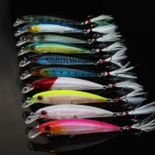 10 pz/lotto tuta esca pesca