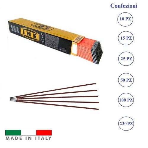 Elettrodi rutilici rossi