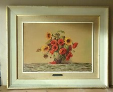 Quadro M StrecKenbach natura morta floreale riproduzione opera originale Kroger