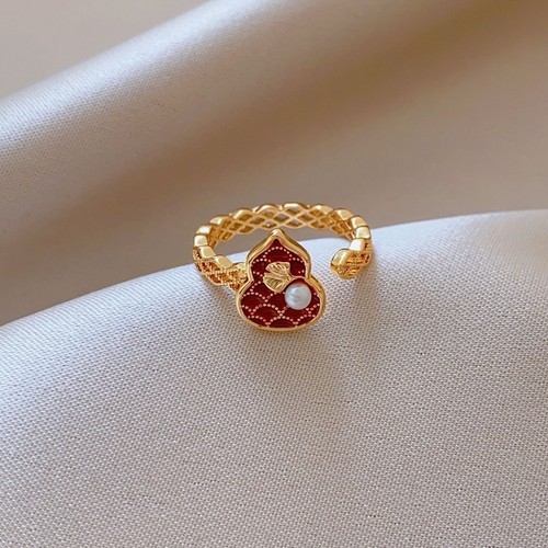 Anello regolabile lega rossa - anello,