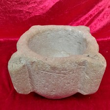 Antico mortaio preparato - mortaio,