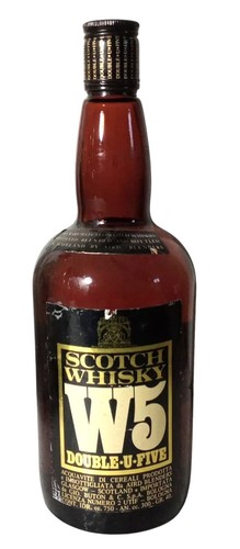 Scotch whisky double five - w5, double-u-five