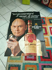 MANIFESTO 100 X 140 YUL BRINNER BRANDY RENE' BRIAND EXTRA FINE ANNI 70