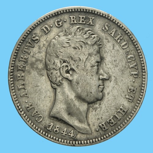Carlo alberto lire 1844 - carlo,