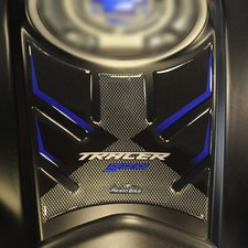Paraserbatoio Adesivi 3D Resin compatibili con Yamaha Tracer 900 2018 2020 Blu