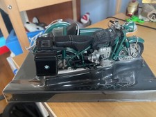 modellino sidecar bmw verde
