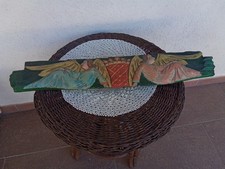 ANTICA TAVOLA INTAGLIATA E