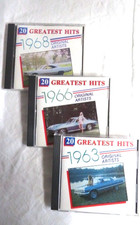 20 Greatest Hits CD Original Artists,Set of 3,  1963, 1966 & 1968