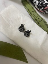 Orecchini Gucci Argento Doppio