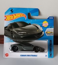 2025 Hot Wheels 2019 Ferrari SF90 Stradale Grey HW Factory Fresh HYW34 