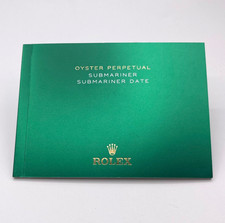Rolex Submariner Date libretto corredo orologio watch booklet 2017 giapponese