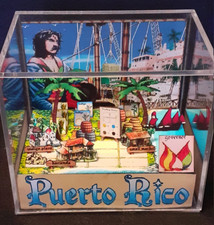 Porto Rico Gioco da Tavolo - Diorama 3D Cubo Fatto a Mano - Videogiochi - Shadowbox
