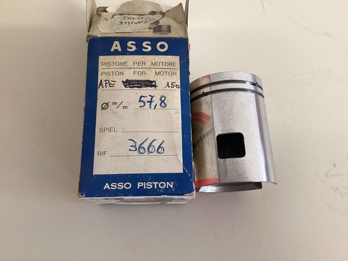 Pistone asso nudo - nudo, piaggio