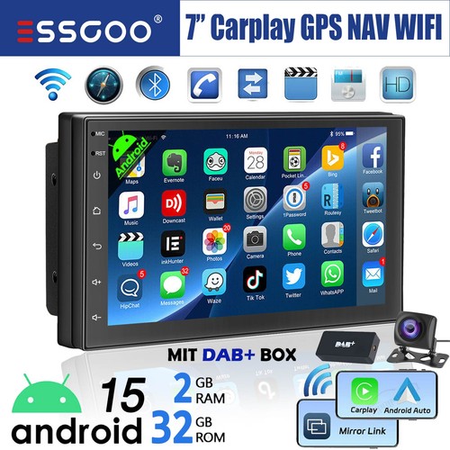 Autoradio dab din - 2, android
