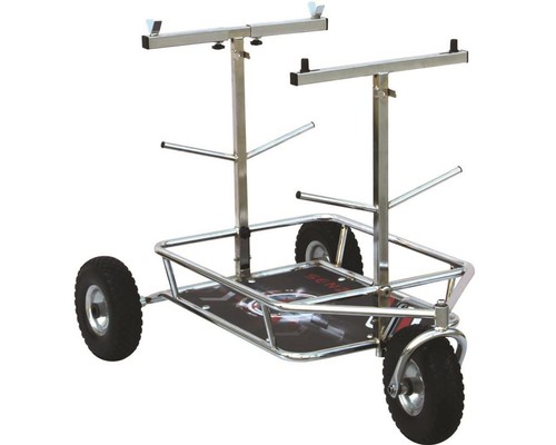 Carrello kart ruote cromato - 3,