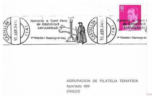 Timbro pubblicitario spagna - pubblicitario,
