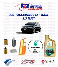 KIT TAGLIANDO FIAT IDEA 1.3 MJET MULTIJET FILTRI + 4 LT LITRI SYNTIUM 5W40 B