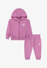 Tuta Nike bambina baby set due pezzi felpa e pantalone tempo libero casual moda