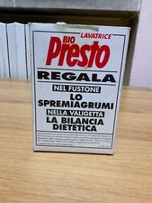 VECCHIA BILANCIA PUBBLICITARIA "BIO PRESTO" LAVATRICE ANNI '80 CIRCA - NUOVA!!