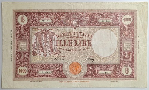 1000 lire barbetti modificato - barbetti,