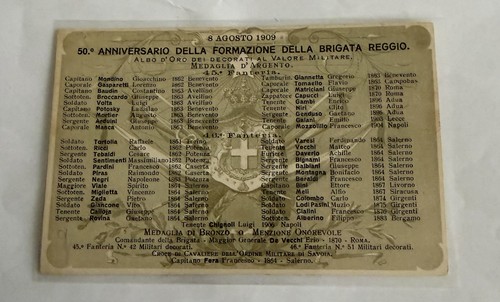 Cartolina anniversario - cartolina, 50