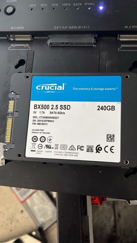 Ssd hard disk crucial - disk, 2,5"