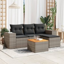 vidaXL Set Divano da Giardino