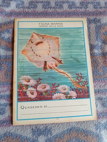 Quaderno pigna fauna marina - -,