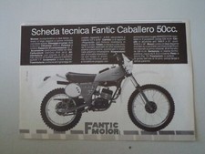advertising Pubblicità 1980 MOTO FANTIC CABALLERO 50 REGOLARITA' CASA