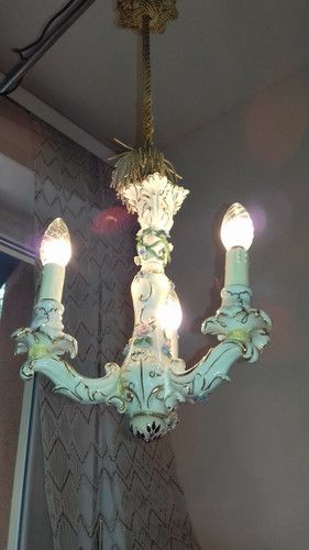 Lampadario ceramica epoca 3 - ceramica,