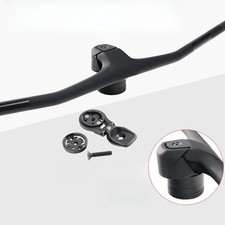 Manubrio dritto monopezzo in carbonio integrato con manubrio mountain bike