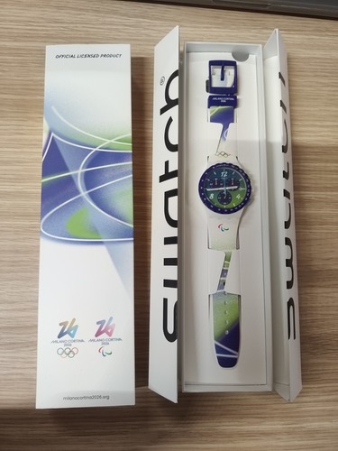 Swatch snowy slopes cronografo - snowy,