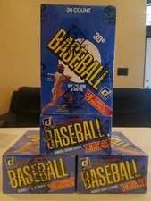 DONRUSS Baseball Wax Box 1981