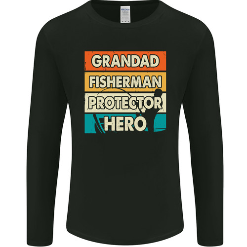 Nonno pescatore divertente - nonno,