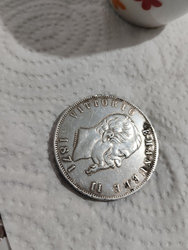 Lire argento 1871 - 5,